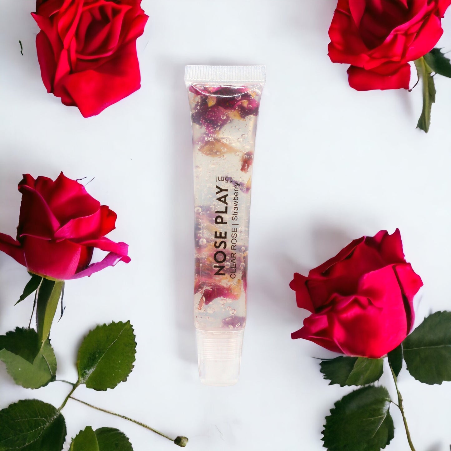 ROSE INFUSED LIP GLOSS | Strawberry Flavored