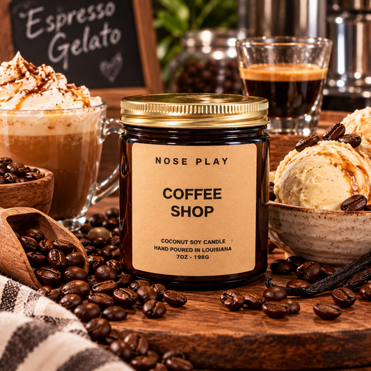 COFFEE SHOP CANDLE | Coffee Beans + Vanilla