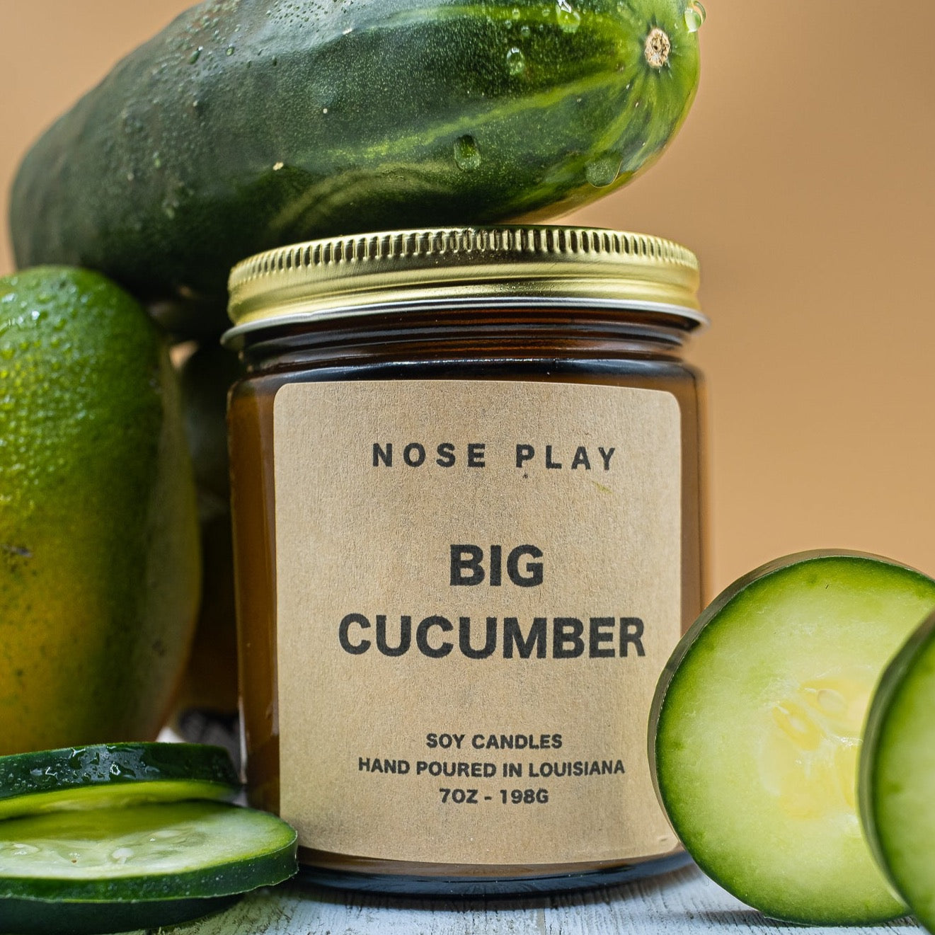 BIG CUCUMBER CANDLE