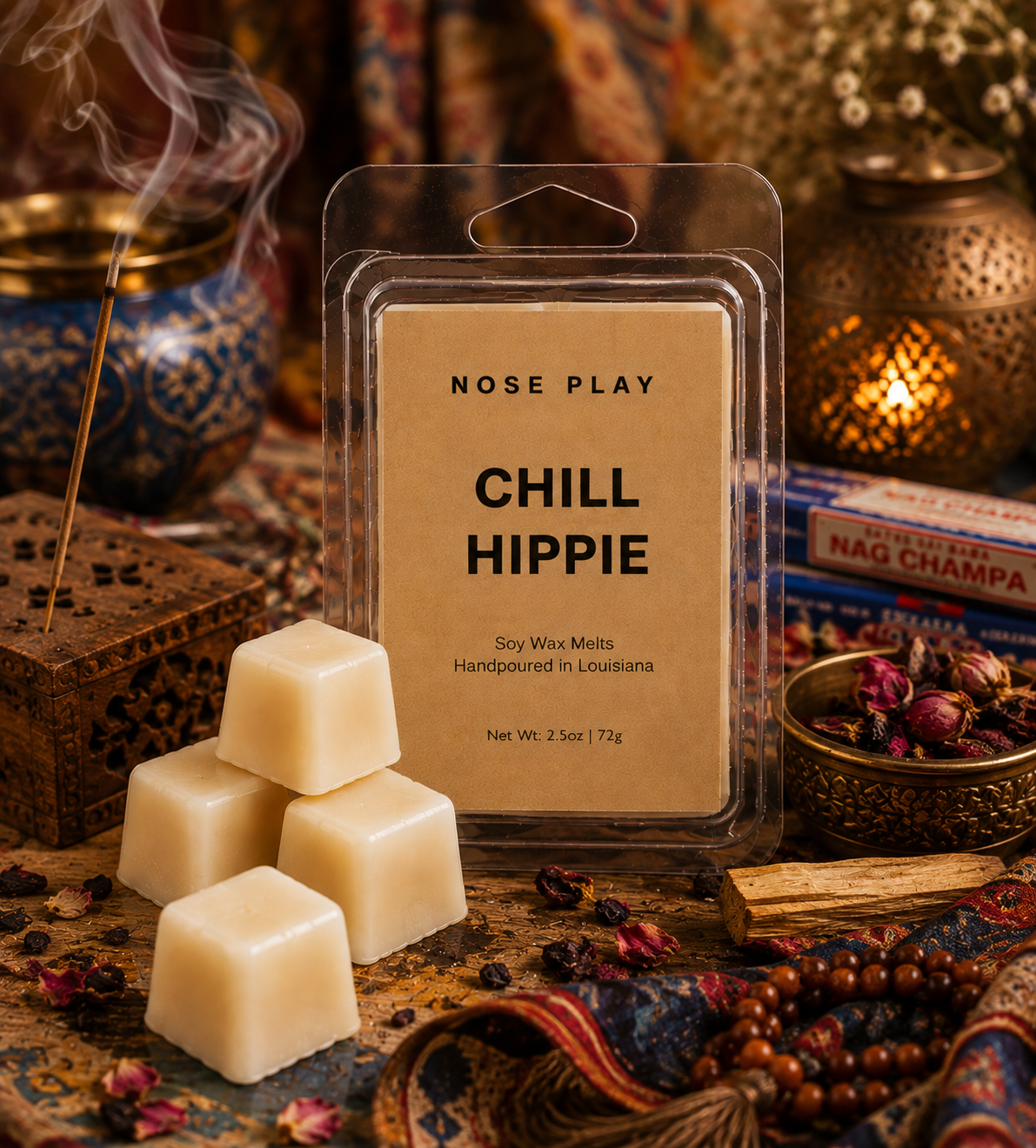 CHILL HIPPIE SOY WAX MELTS