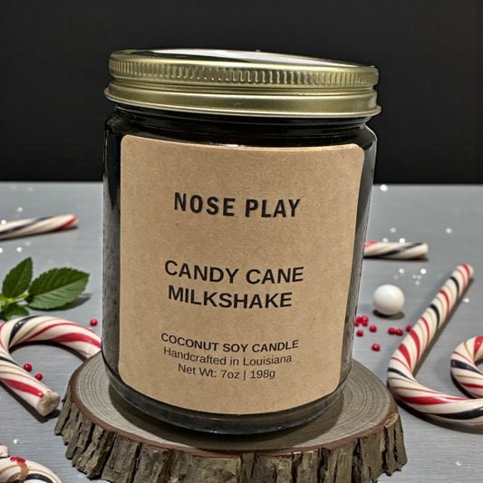 CANDY CANE MILKSHAKE CANDLE