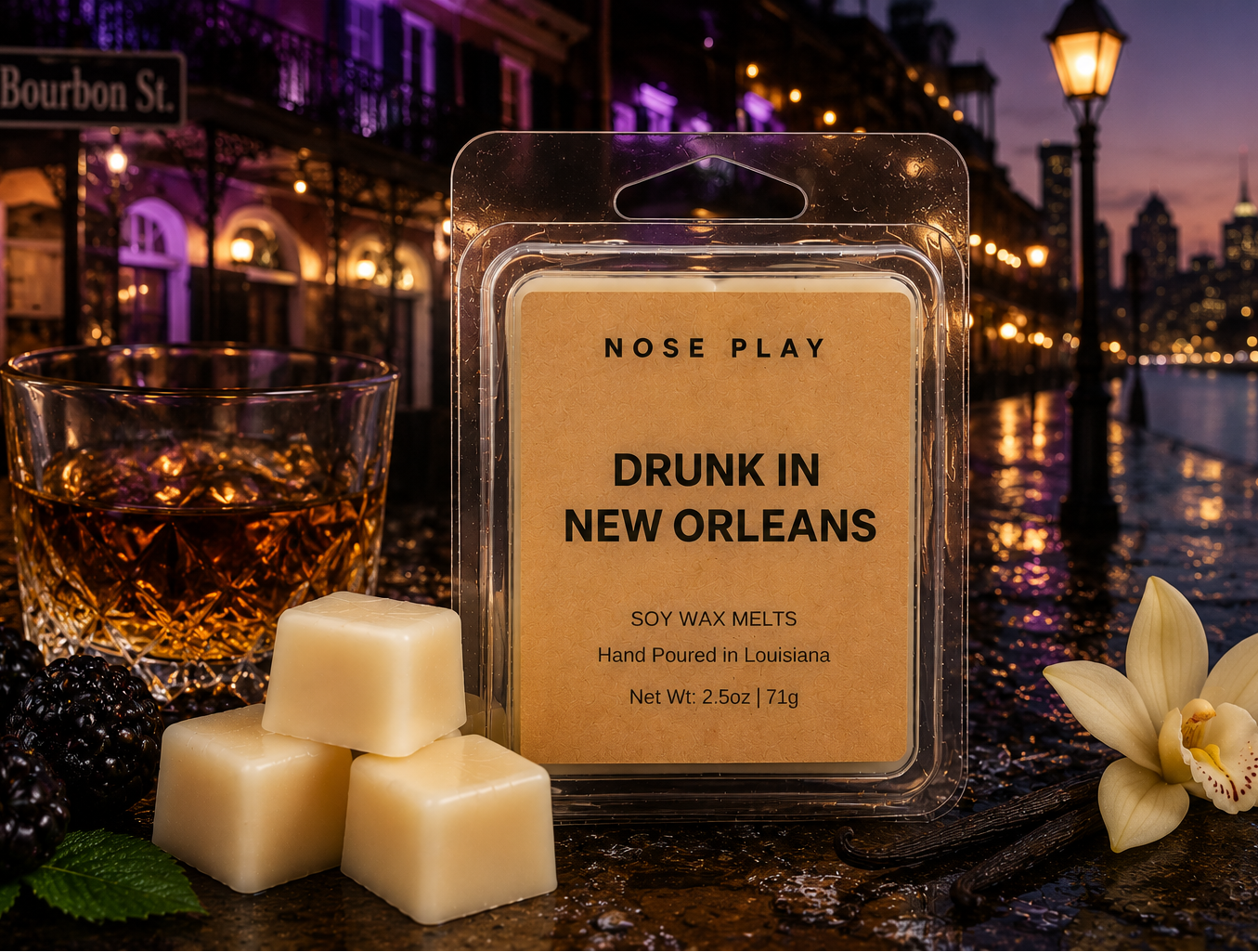DRUNK IN NEW ORLEANS SOY WAX MELTS