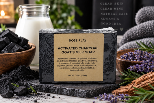 ACTIVATED CHARCOAL GOAT'S MILK BAR SOAP