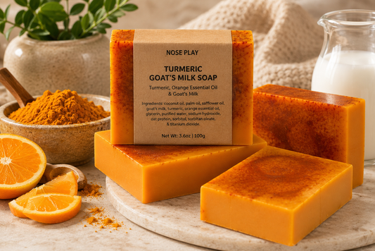 TUMERIC GOAT'S MILK BAR SOAP | Brightening Bar