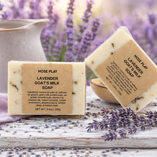 LAVENDER INFUSED GOAT’S MILK BAR SOAP