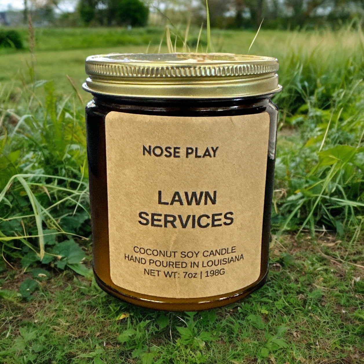 LAWN SERVICES| GreenLeaf+Patchouli | Coconut Soy Candle