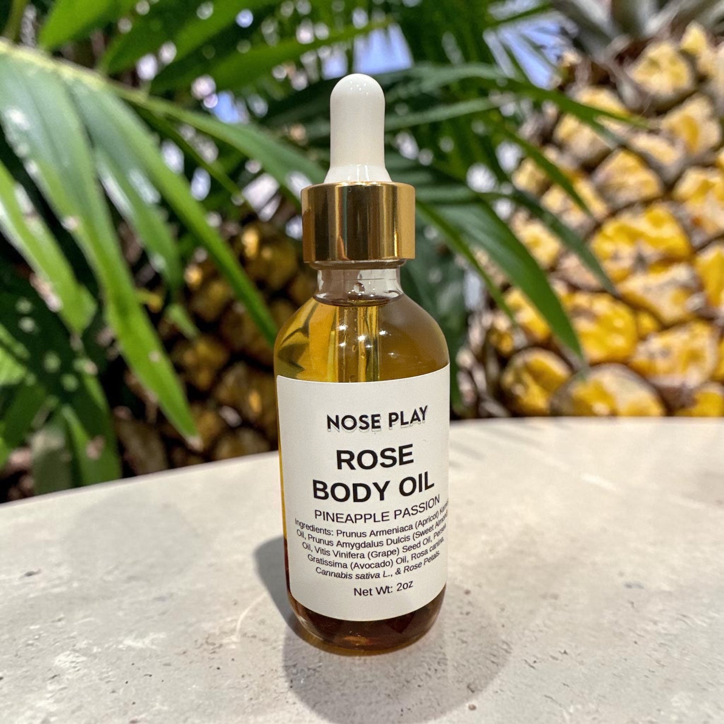 ROSE INFUSED BODY OIL