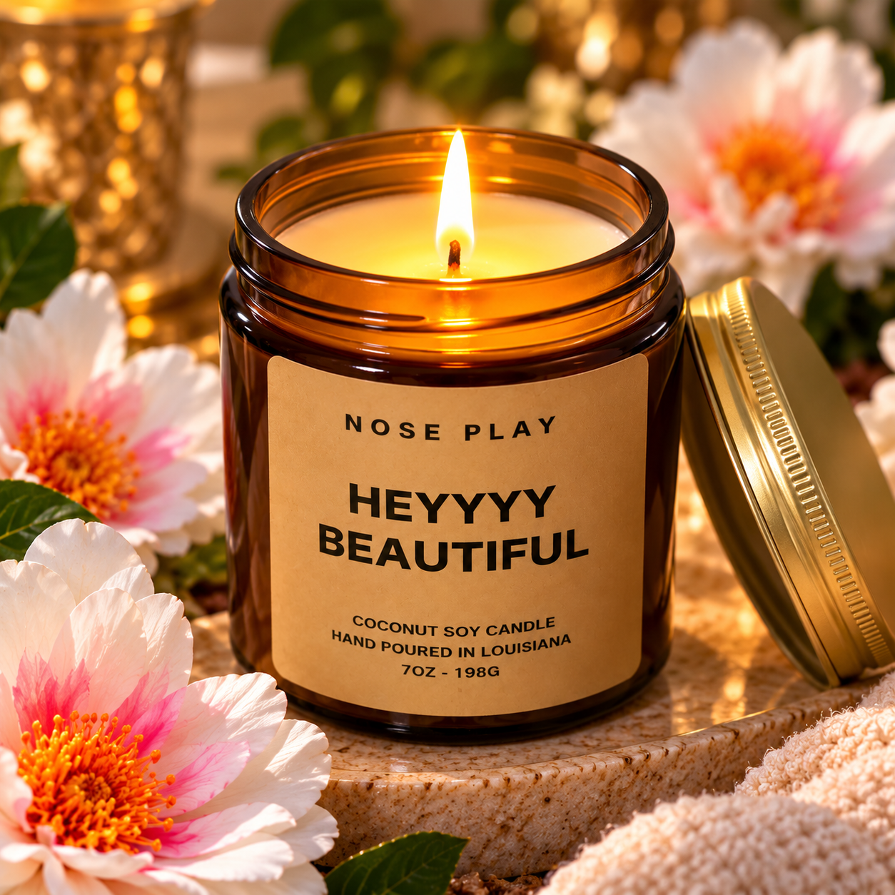 HEYYYY BEAUTIFUL CANDLE | Honeysuckle + Jasmine + Citrus