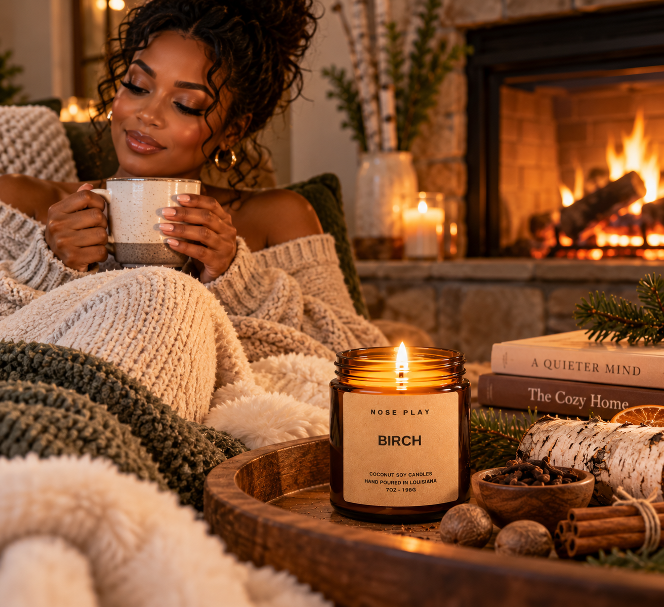 BIRCH CANDLE | Birch + Fir Needle + Cedarwood