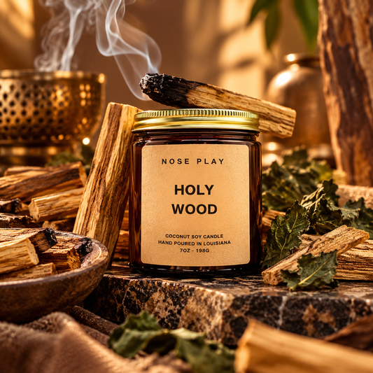 HOLY WOOD CANDLE | Patchouli + Cedarwood + Sandalwood