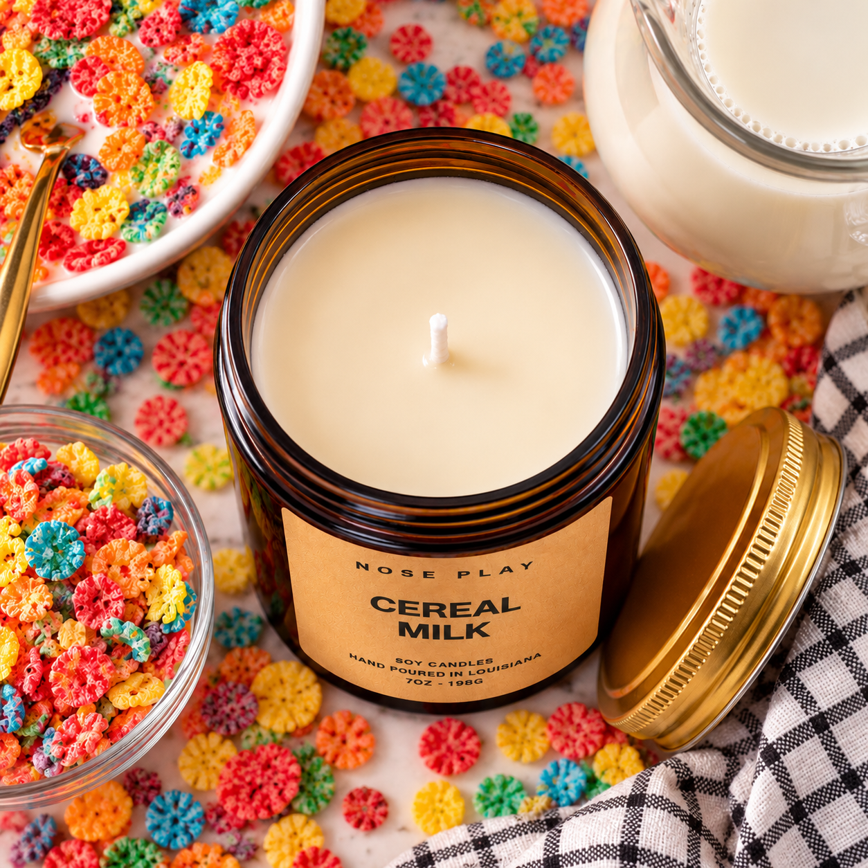 CEREAL MILK CANDLE | Orange + Lemon + Vanilla