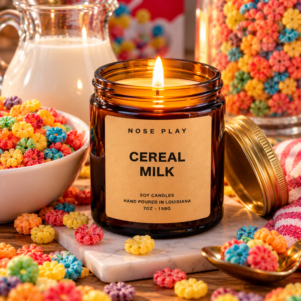 CEREAL MILK CANDLE | Orange + Lemon + Vanilla