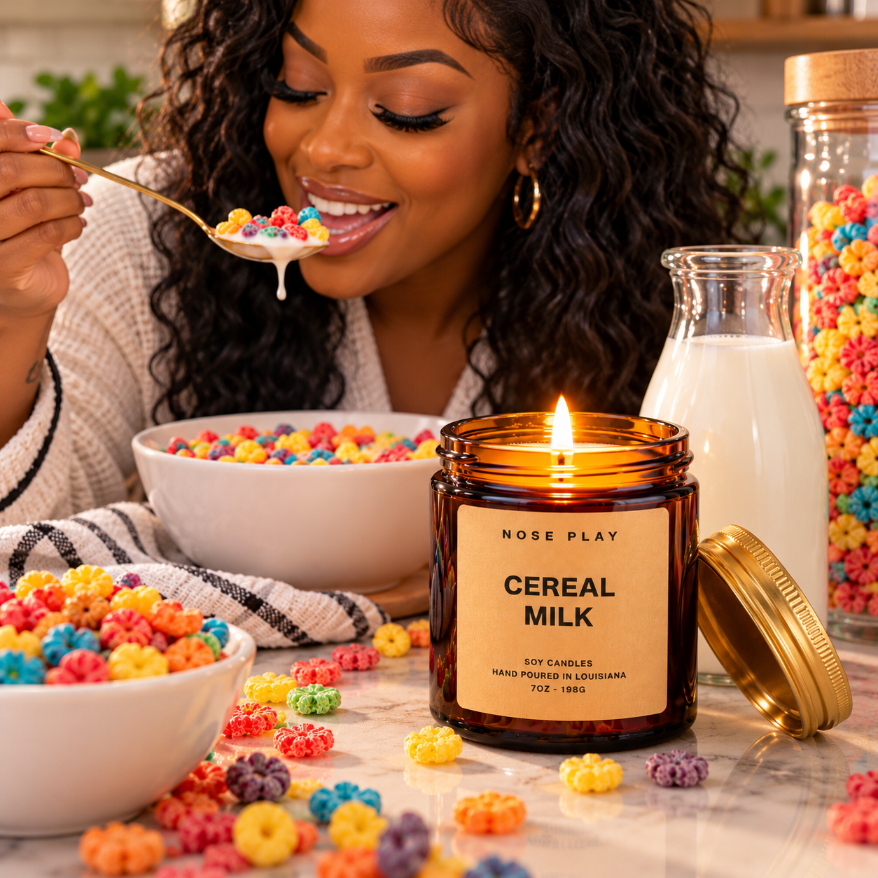 CEREAL MILK CANDLE | Orange + Lemon + Vanilla