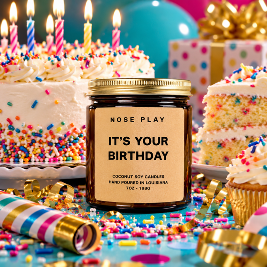 IT'S YOUR BIRTHDAY CANDLE | Sweet + Vanilla Cake + Frosting