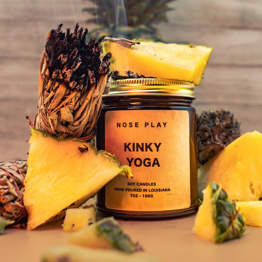 KINKY YOGA | Pineapple+Sage+Sandalwood | Coconut Soy Candle