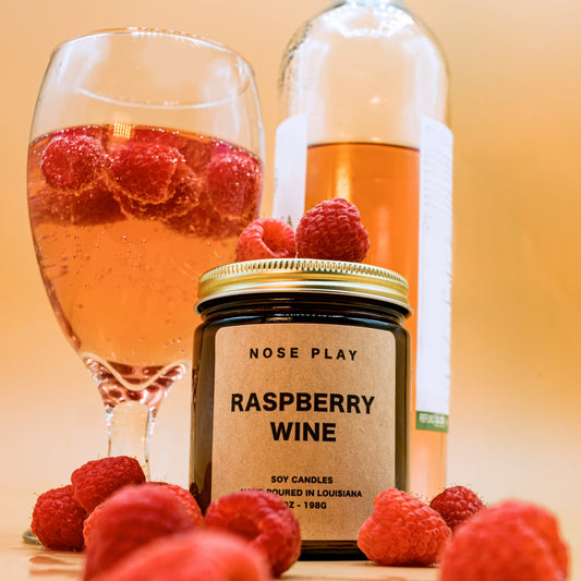 RASPBERRY WINE | Raspberry+Citrus | Coconut Soy Candle
