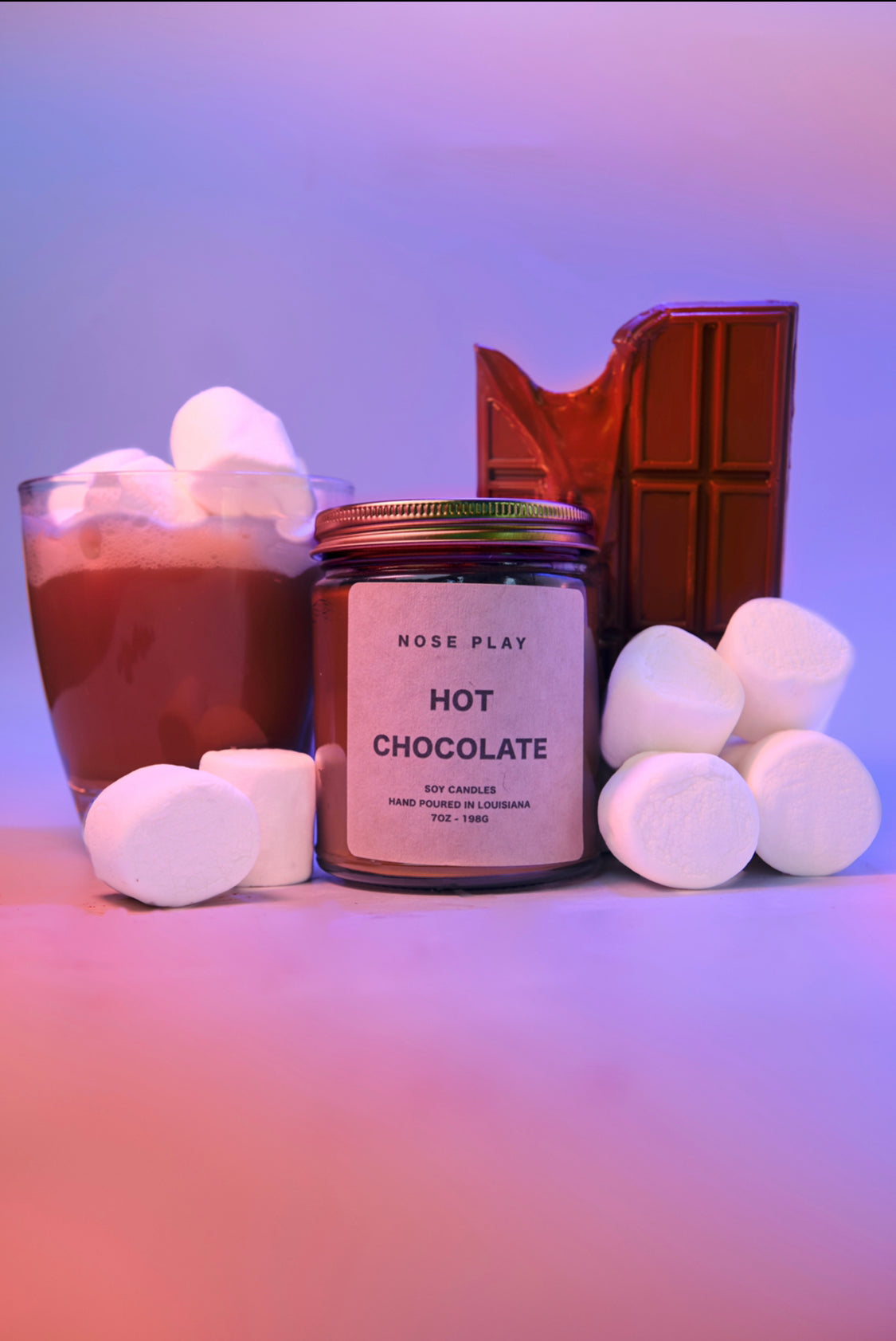 HOT CHOCOLATE | Cocoa+Vanilla | Coconut Soy Candle