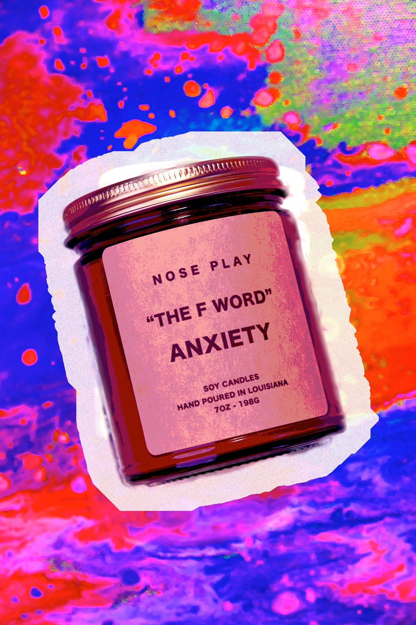 THE F WORD ANXIETY | Black Pepper+Bergamot |Coconut Soy Candle